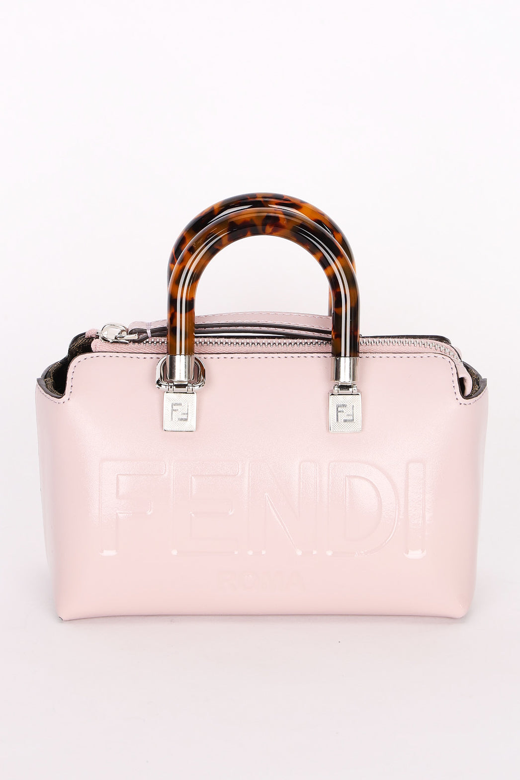 Fendi Pink Mini Boston Bag w/ Top Handle