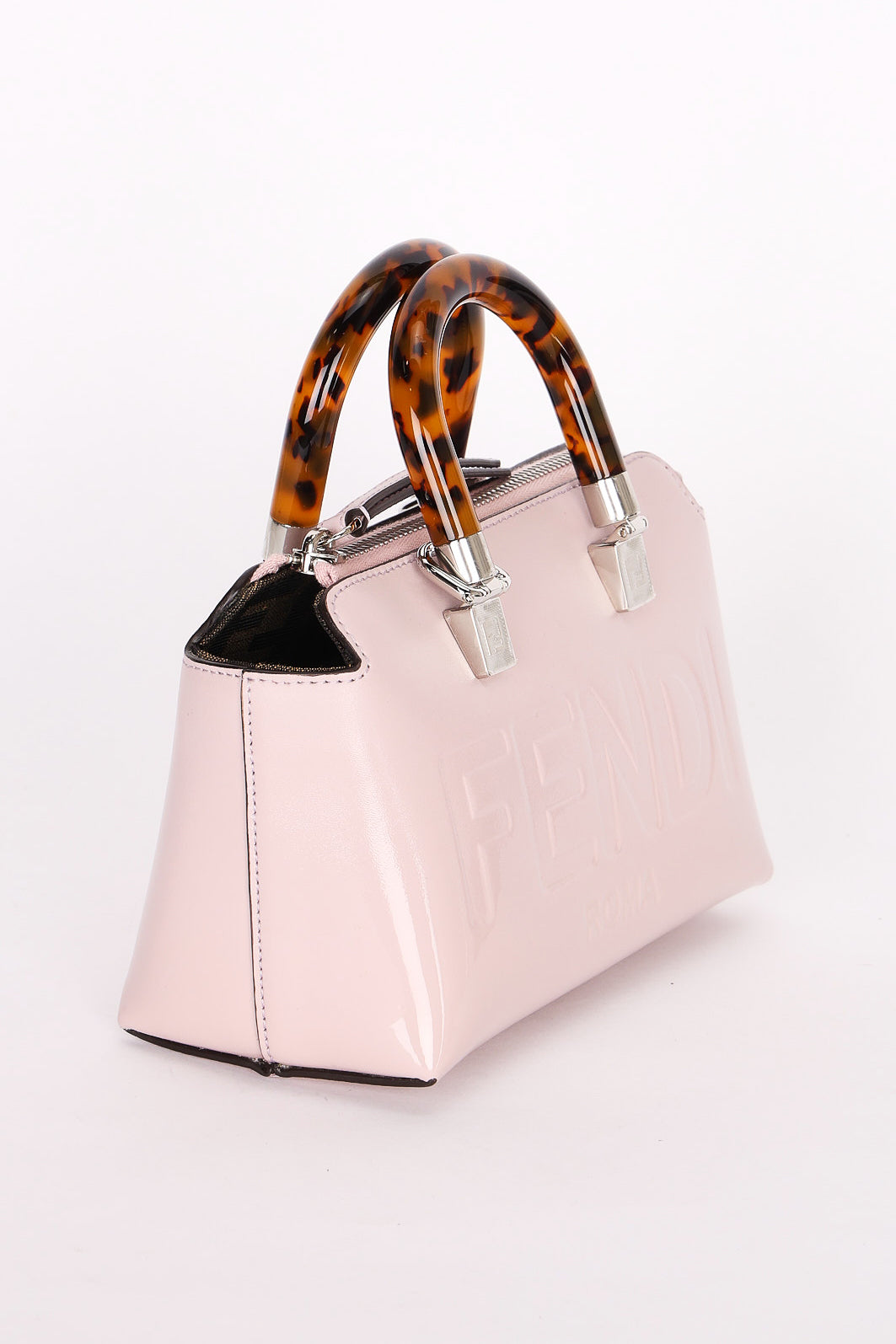 Fendi Pink Mini Boston Bag w/ Top Handle