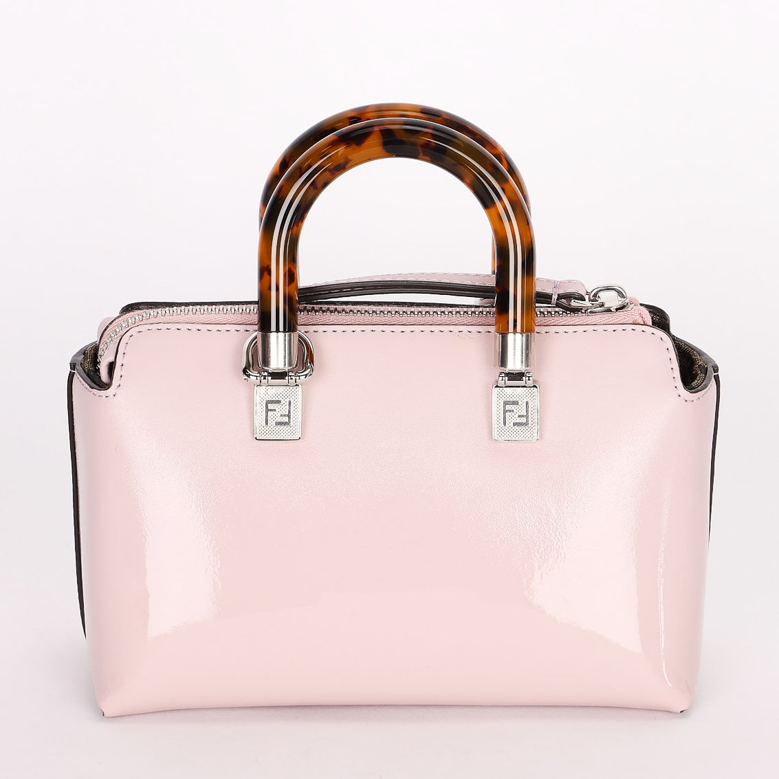 Fendi Pink Mini Boston Bag w/ Top Handle