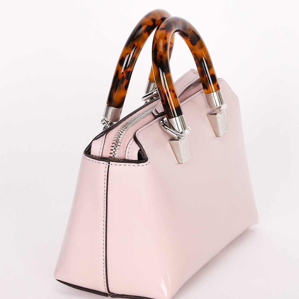 Fendi Pink Mini Boston Bag w/ Top Handle