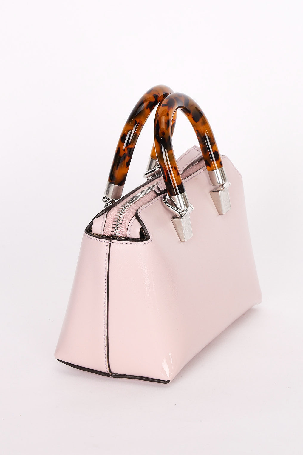 Fendi Pink Mini Boston Bag w/ Top Handle