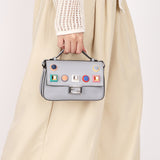 Fendi Studded Micro Double Baguette Bag