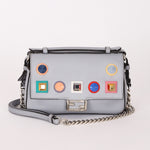 Fendi Studded Micro Double Baguette Bag