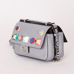 Fendi Studded Micro Double Baguette Bag