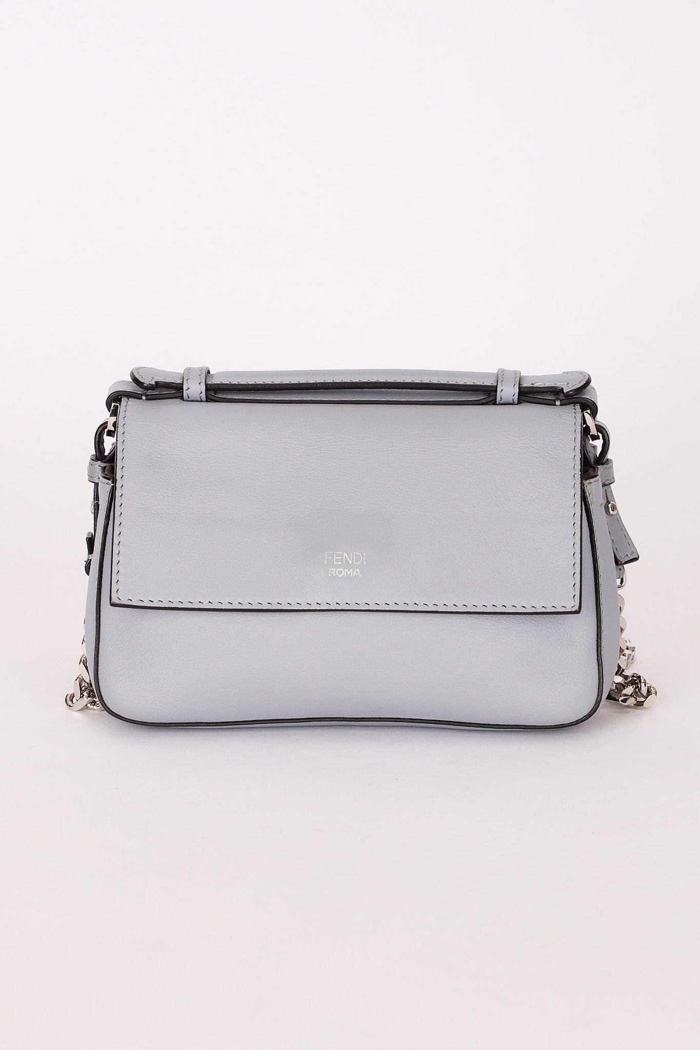 Fendi Studded Micro Double Baguette Bag