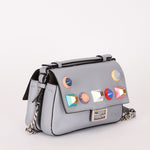 Fendi Studded Micro Double Baguette Bag