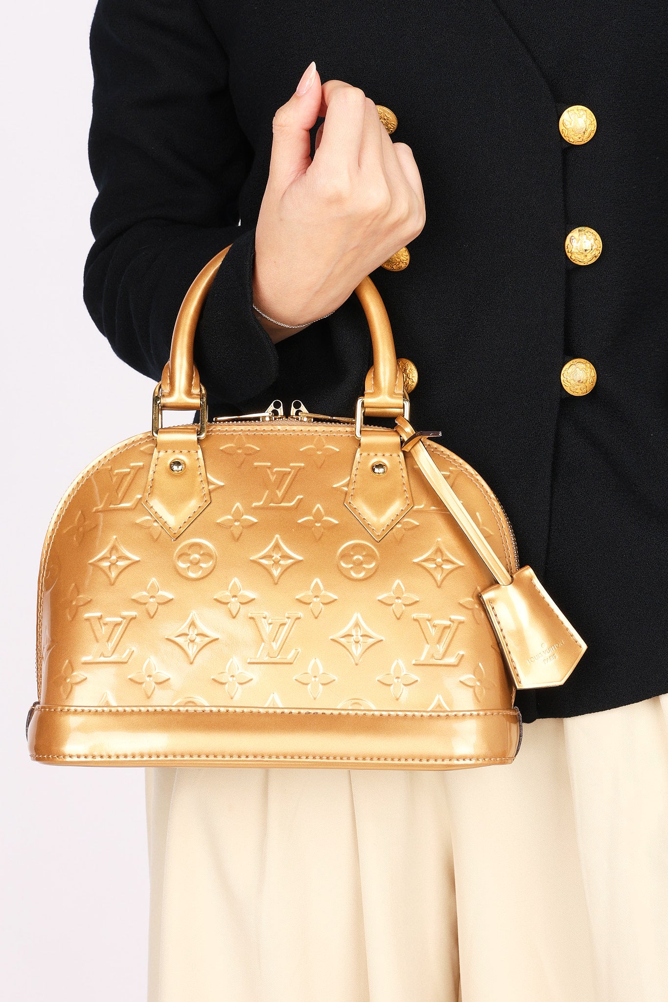 Louis Vuitton Monogram Vernis Alma BB