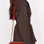 Chanel Small Boy Bag Red Lambskin AGHW