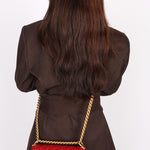 Chanel Small Boy Bag Red Lambskin AGHW
