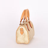 Louis Vuitton Monoglam Speedy Nano Gold