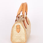 Louis Vuitton Monoglam Speedy Nano Gold