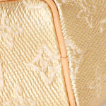 Louis Vuitton Monoglam Speedy Nano Gold