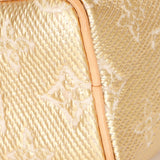 Louis Vuitton Monoglam Speedy Nano Gold