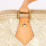 Louis Vuitton Monoglam Speedy Nano Gold