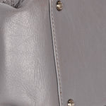 Chanel Shoulder Bag Gray Crinkled Calfskin RHW