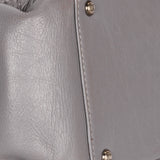 Chanel Shoulder Bag Gray Crinkled Calfskin RHW