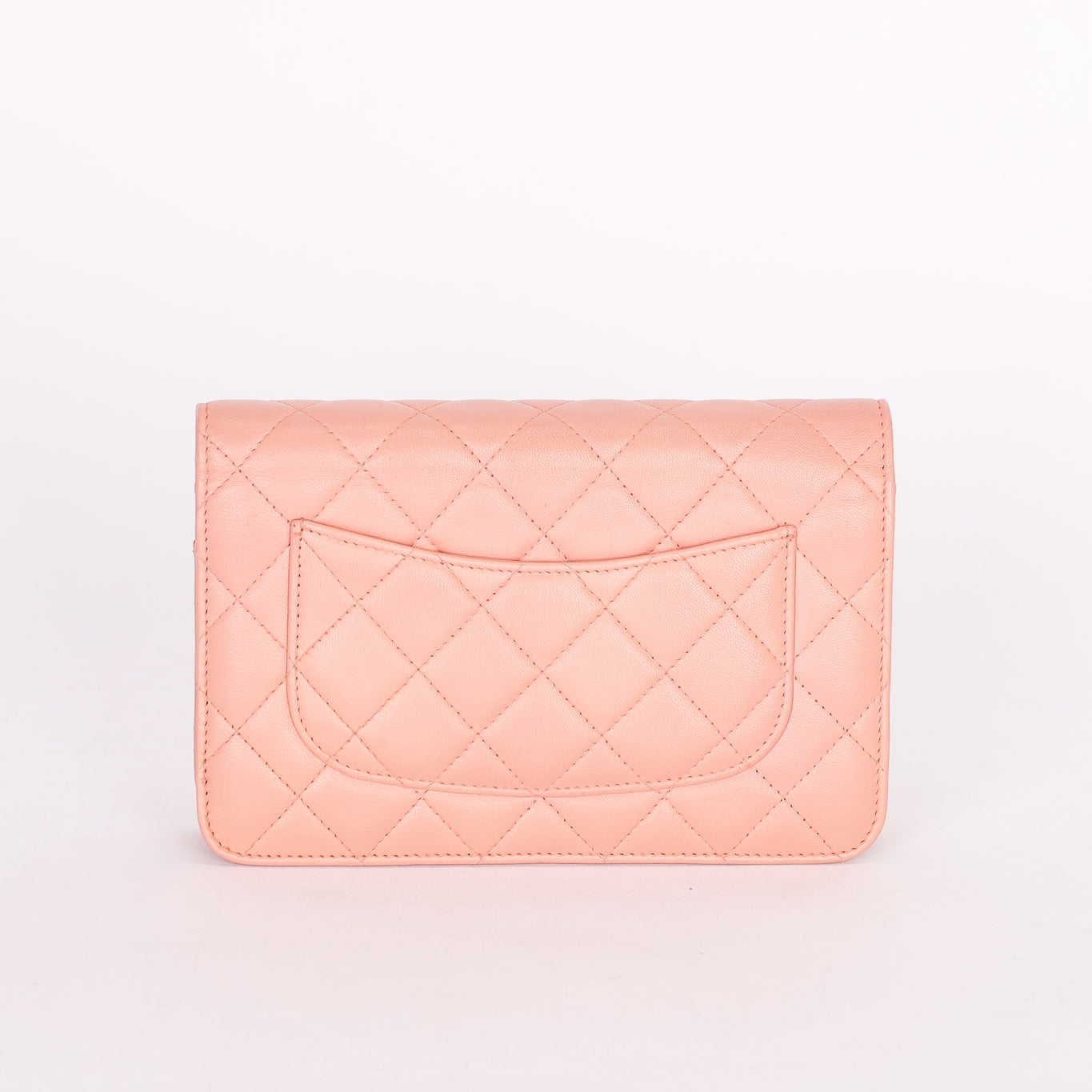 Chanel Lambskin Pink Wallet on Chain