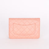 Chanel Lambskin Pink Wallet on Chain