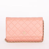 Chanel Wallet On Chain Pink Lambskin CGHW