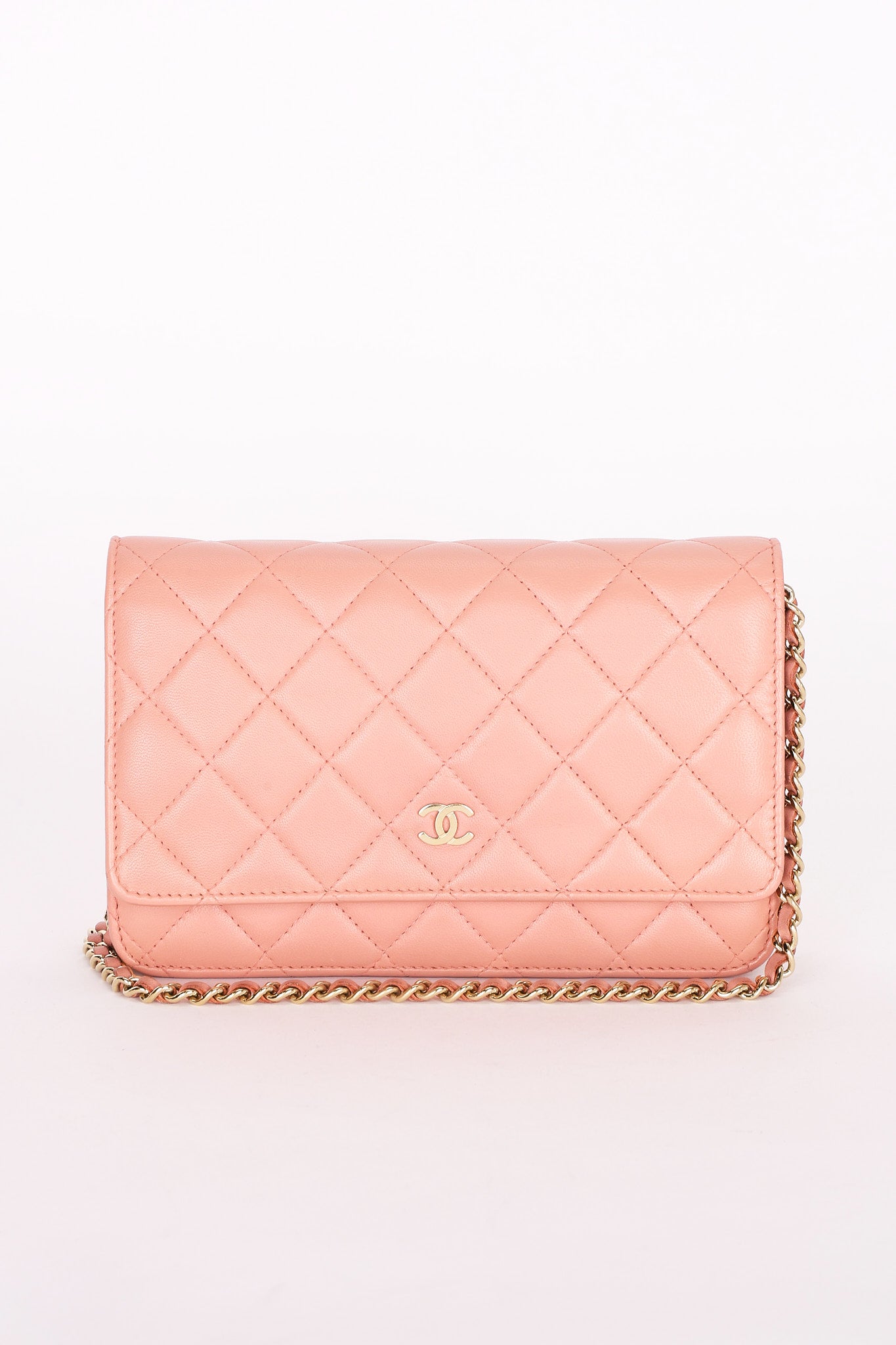 Chanel Wallet On Chain Pink Lambskin CGHW