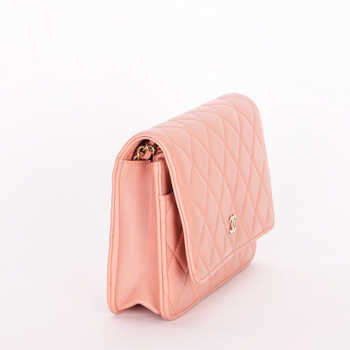 Chanel Wallet On Chain Pink Lambskin CGHW