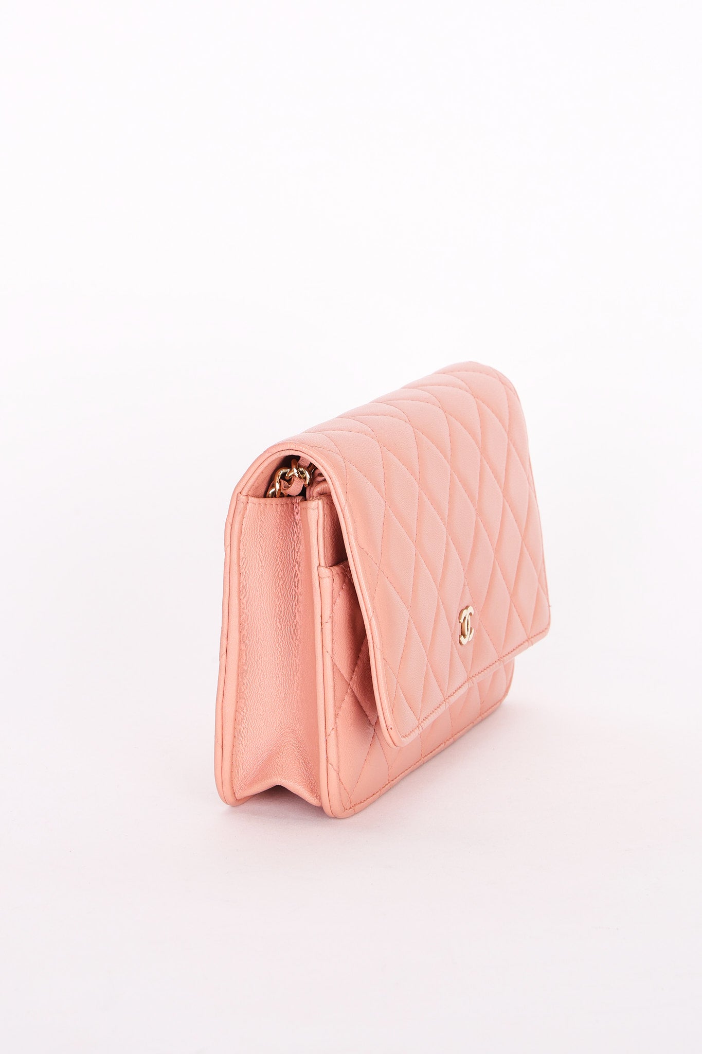 Chanel Wallet On Chain Pink Lambskin CGHW
