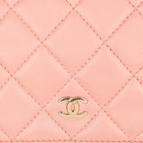 Chanel Wallet On Chain Pink Lambskin CGHW
