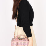 Chanel Medium Tweed Filigree Vanity Case AGHW