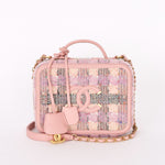 Chanel Medium Tweed Filigree Vanity Case AGHW
