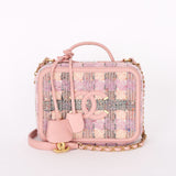 Chanel Medium Tweed Filigree Vanity Case AGHW