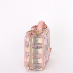 Chanel Medium Tweed Filigree Vanity Case AGHW