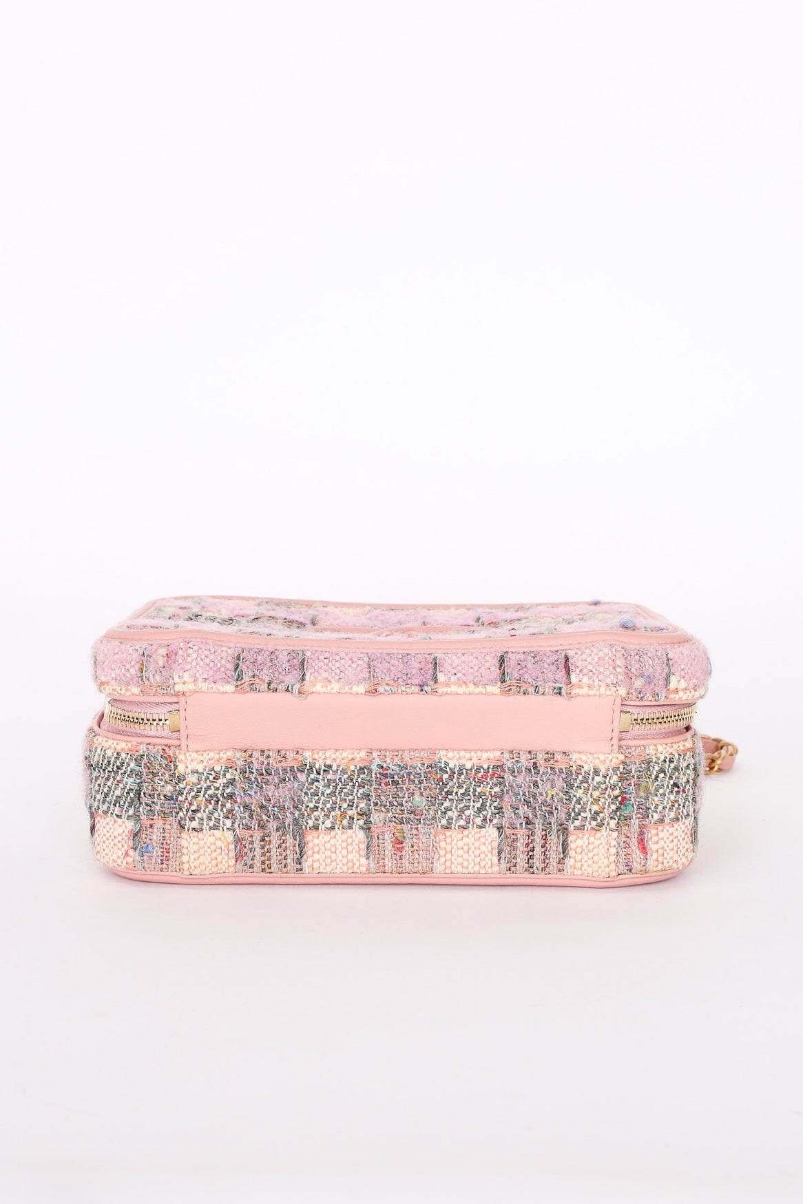 Chanel Medium Tweed Filigree Vanity Case AGHW