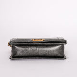 Chanel Medium Boy Bag Crackled Metallic Calfskin AGHW
