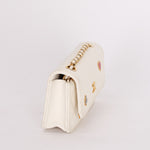 Chanel Coco Casino Wallet On Chain White Caviar GHW