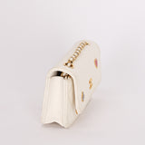 Chanel Coco Casino Wallet On Chain White Caviar GHW