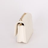 Chanel Coco Casino Wallet On Chain White Caviar GHW