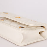 Chanel Coco Casino Wallet On Chain White Caviar GHW