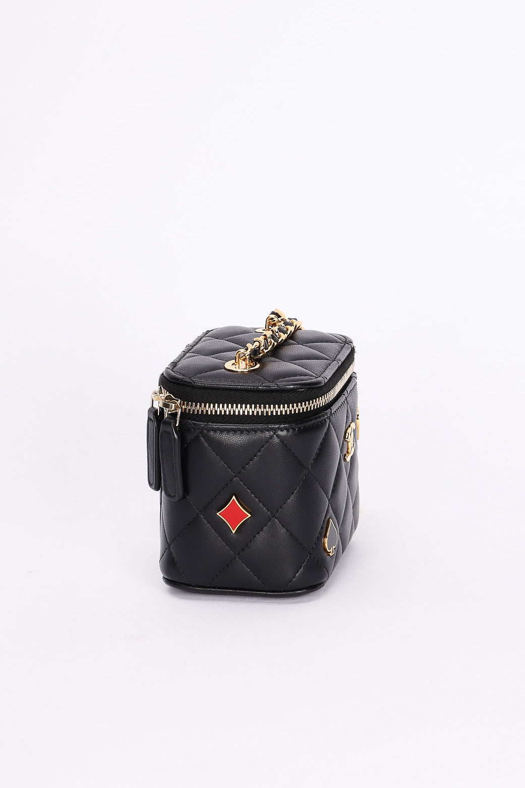 Chanel Mini Coco Casino Vanity Case Black Lambskin GHW