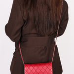 Chanel Wild Stitch Wallet on Chain Red Calfskin SHW
