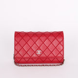 Chanel Wild Stitch Wallet on Chain Red Calfskin SHW