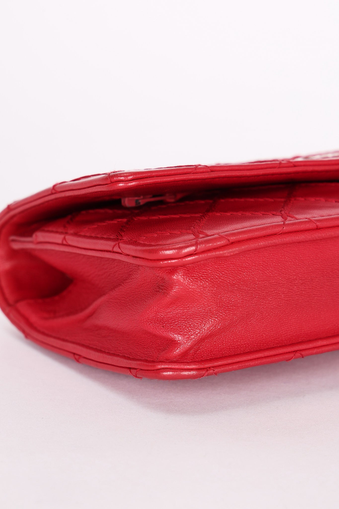 Chanel Wild Stitch Wallet on Chain Red Calfskin SHW