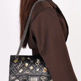 Chanel 2.55 Reissue 255 Lucky Charms Double Flap Black Calfskin RHW