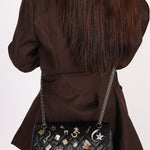 Chanel 2.55 Reissue 255 Lucky Charms Double Flap Black Calfskin RHW