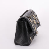 Chanel 2.55 Reissue 255 Lucky Charms Double Flap Black Calfskin RHW