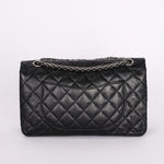 Chanel 2.55 Reissue 255 Lucky Charms Double Flap Black Calfskin RHW