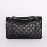 Chanel 2.55 Reissue 255 Lucky Charms Double Flap Black Calfskin RHW