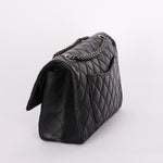 Chanel 2.55 Reissue 255 Lucky Charms Double Flap Black Calfskin RHW