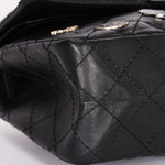 Chanel 2.55 Reissue 255 Lucky Charms Double Flap Black Calfskin RHW