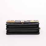 Chanel Coco Clips Wallet on Chain Black Lambskin MMHW