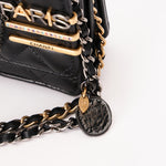 Chanel Coco Clips Wallet on Chain Black Lambskin MMHW